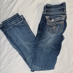 Women's Rock Revival Blue Jeans
